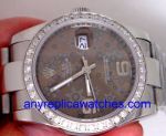 Replica Rolex Datejust Watch Fancy Flower Dial Diamonds Bezel